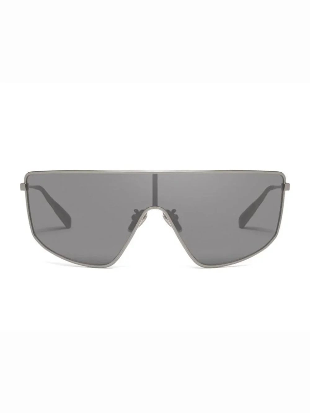 QUAY ENTOURAGE NO-NS-2438-GNMTL-SMK Women's Shield Gunmetal/Smoke Sunglasses